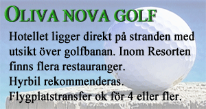 Golfresor till Oliva Nova Golf
